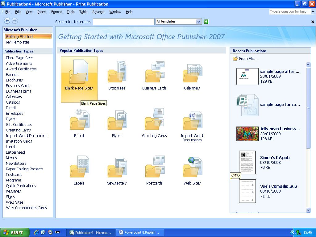 Microsoft publisher на Windows XP